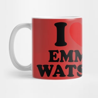 I Love Emma Watson Mug